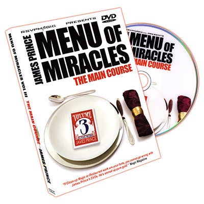 Menu of Miracles Vol 3 - by James Prince & RSVP - DVD