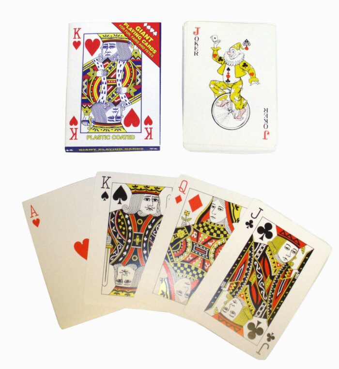 Giant Jumbo Playing Cards 17cm x 12cm