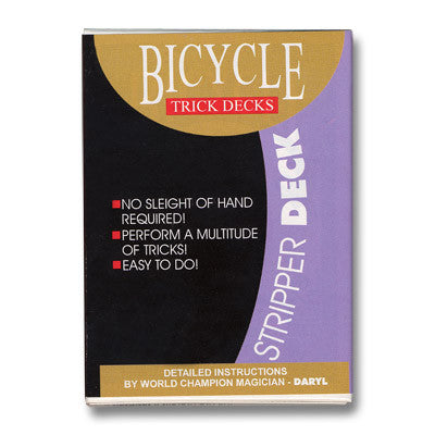 Stripper Bicycle Deck - Blue back