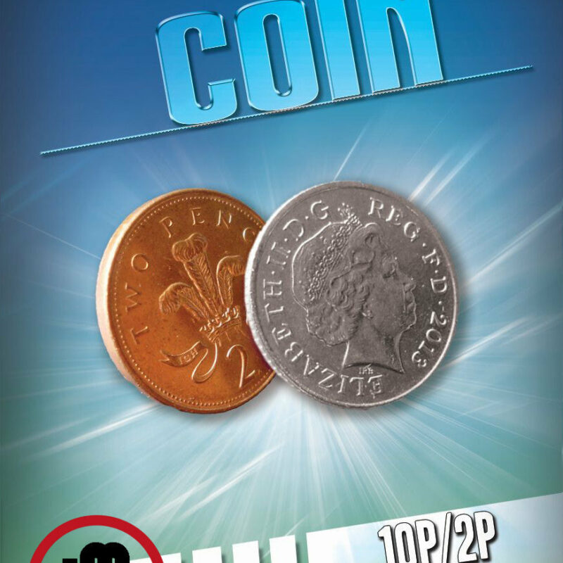 Copper Silver Coin UK 10p 2p From Warped Magic