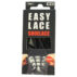 Easy Lace No Tie Shoe Laces Black For Smart Shoes - 100% Silicone