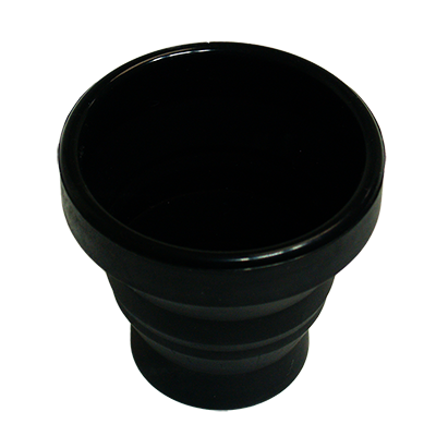 Harmonica Chop Cup Black (Silicon) by Leo Smetsers