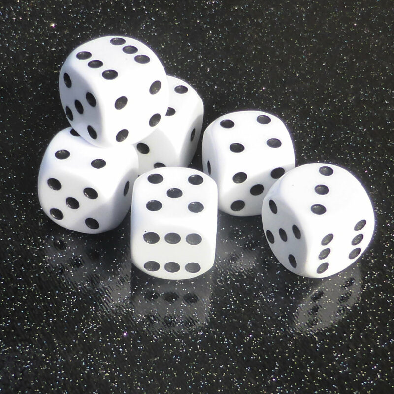 Forcing Dice Set of Six By Warped Magic